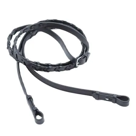 プレミアエクイン(Premier Equine) 乗馬 手綱 Pietro Laced Reins Black