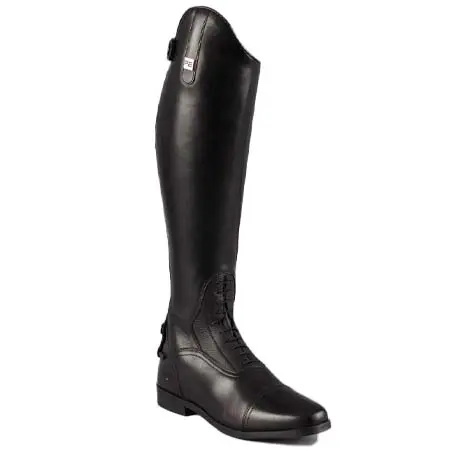 プレミアエクイン(Premier Equine) 乗馬 ブーツ Silentio Mens Tall Leather Field Boots Black (Wide Calf)