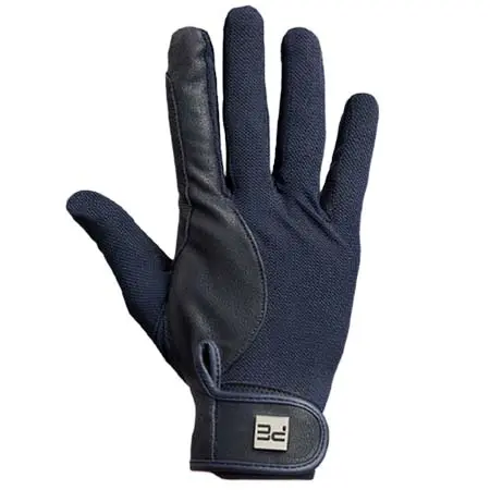 プレミアエクイン(Premier Equine) 乗馬 グローブ Bordoni Leather Mesh Riding Gloves Navy