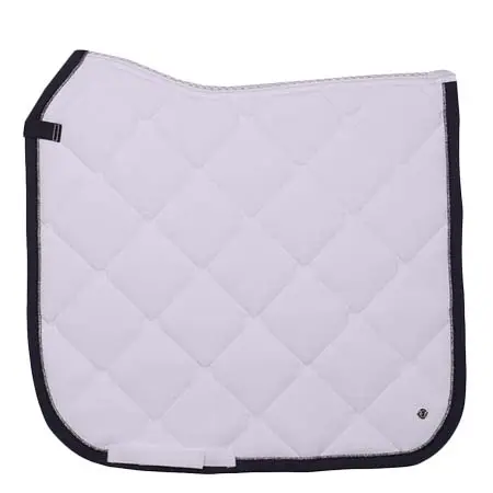 プレステク(PresTeq) 乗馬 ゼッケン・パッド Saddle Pad PresTeq PerfomNow Dressage White-Dark Blue