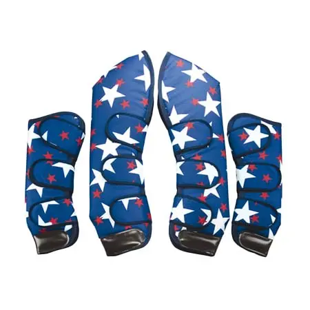 プロテック(Pro-Tech) 乗馬 馬用プロテクター Transport Gaiters Pro-Tech USA Stars