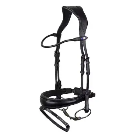 ピーエスオブスウェーデン(PS of Sweden) 乗馬 頭絡 GP Bridle Black + Dubai Flat Dressage Reins