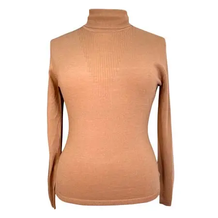 ピーエスオブスウェーデン(PS of Sweden) 乗馬 ニット PS of Sweden ‘Tara’ Fine Knit Sweater in Brown – Women’s Large