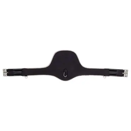 QHP(キューエイチピー) 乗馬 腹帯 Stud Girth with Removable Faux Fur, Leather