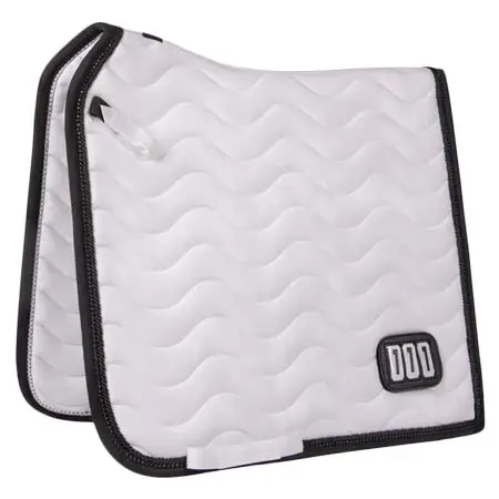 QHP(キューエイチピー) 乗馬 ゼッケン・パッド Saddle Pad QHP Number Dressage White-Black