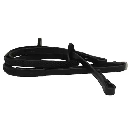 ランボー(Rambo) 乗馬 手綱 Rambo Micklem Competition Rubber Reins – Black