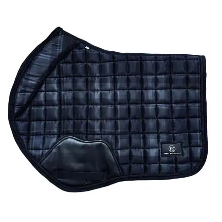 レーベルエクウストリアン(Rebel Equestrian) 乗馬 ゼッケン・パッド タータンチェック障害用ゼッケン ブラック
