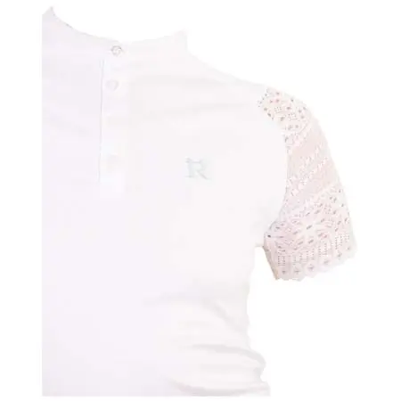 ロナー(RONNER) 乗馬 競技用シャツ Ella Show Shirt Short Sleeve White