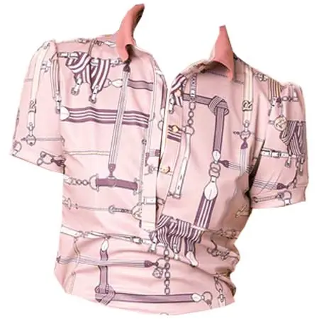 ロナー(RONNER) 乗馬 ポロシャツ Jubilea Polo-Shirt Short Sleeve Rose Blush