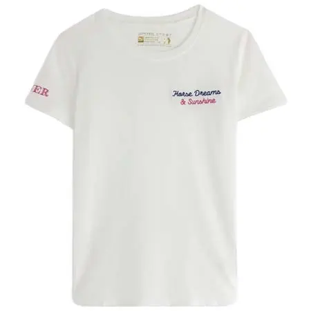 ロナー(RONNER) 乗馬 Tシャツ Horse Dreams & Sunshine T-Shirt White