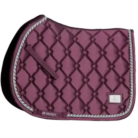 エスディーデザイン(SD Design) 乗馬 ゼッケン・パッド SD Design Gem Jumping Saddle Pad Ruby