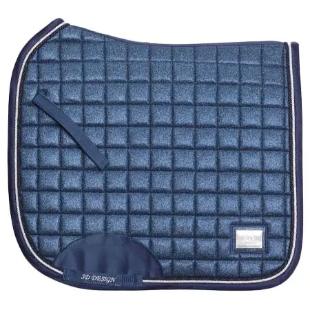 エスディーデザイン(SD Design) 乗馬 ゼッケン・パッド SD-Design Hollywood Glamorous Cob Saddle Pad Blueberry Twinkles