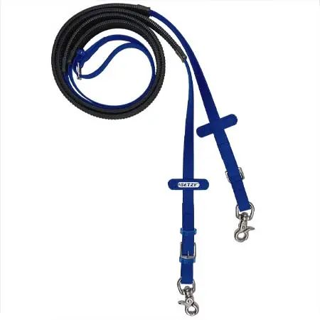 セッジ(Setzi) 乗馬 手綱 Reins Large Black Rubber Beta