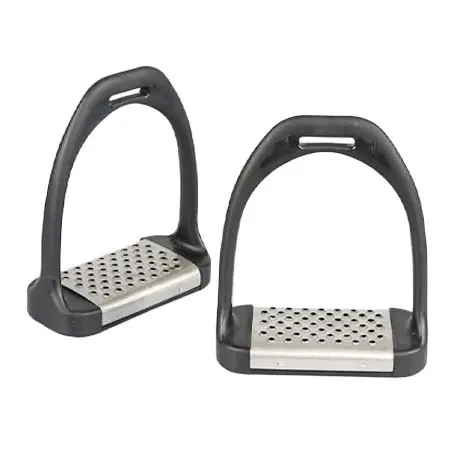 シャイヤー(Shires) 乗馬 鐙・鐙革 Stirrup Irons With Metal Tread