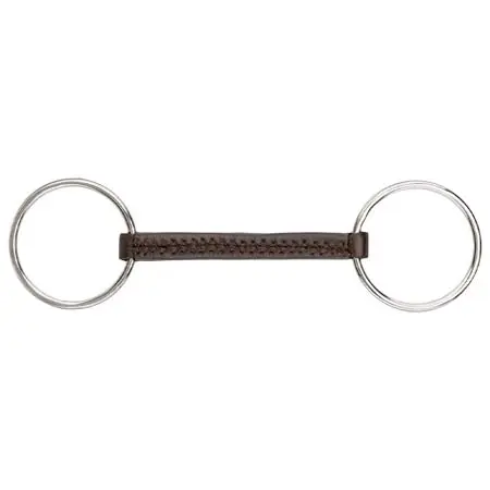 SILK STEEL(シルクスチール) 乗馬 ハミ Leather Bit