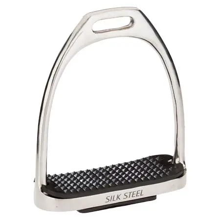 SILK STEEL(シルクスチール) 乗馬 鐙・鐙革 Stainless Steel Stirrups Sparkling