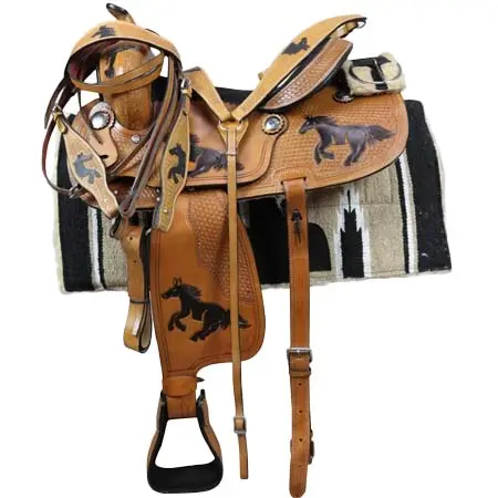 シルバースター(Silver Star) 乗馬 鞍 Sella Western Completa Cavalli