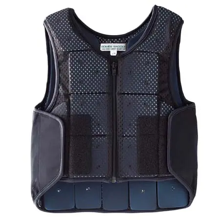 ソメスサドル(SOMES SADDLE) 乗馬 プロテクター エクササイズベスト Jr　EXO-02-BK-Jr