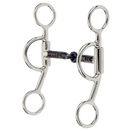 ストーンディーク(STONEDEEK) 乗馬 ハミ Sweet Iron Snaffle Bit with Shanks