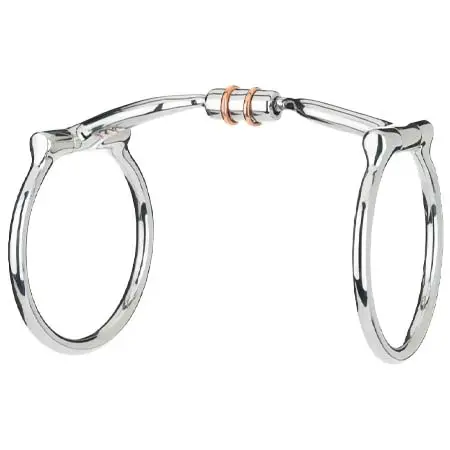 ストーンディーク(STONEDEEK) 乗馬 ハミ Snaffle Bit Roller Mouth