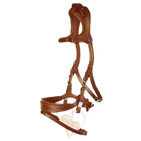 ステューベン(Stubben) 乗馬 頭絡 Snaffle Bridle Freedom II Magic Tack with Slide&Lock without Bling