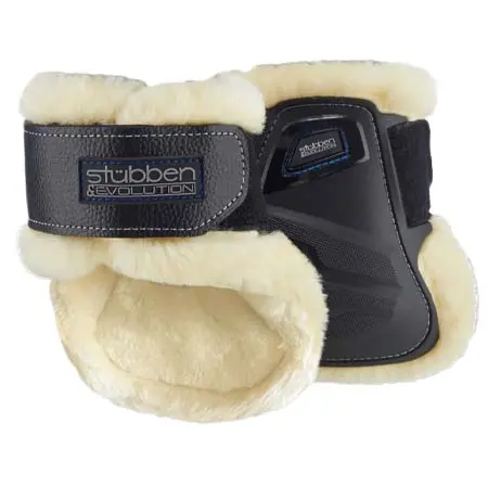 ステューベン(Stubben) 乗馬 馬用プロテクター Fetlock Boots Hybrid, Fleece Lining