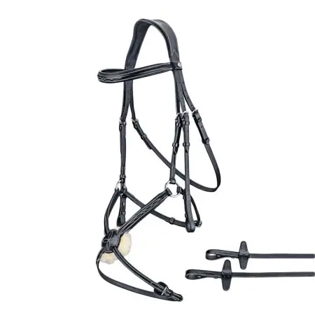 サンライド(Sunride) 乗馬 頭絡 Mexican bridle “Acapulco”with reins