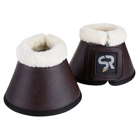 サンライド(Sunride) 乗馬 馬用プロテクター Bell Boots with Fur (Set of 2)