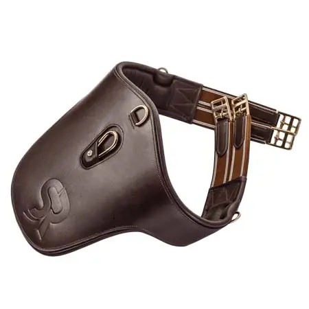 サンライド(Sunride) 乗馬 腹帯 Leather Studguard Girth “Hickstead”