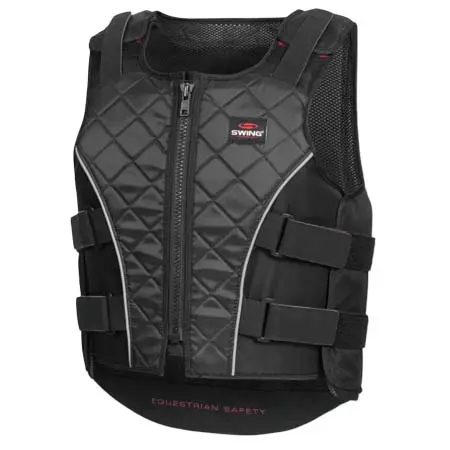 スウィング(SWING) 乗馬 プロテクター Safety Vest Body Protector P19, with Zipper
