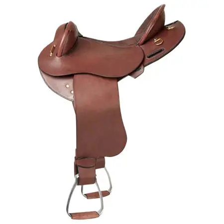 シドヒル(Syd Hill) 乗馬 鞍 Syd Hill Custom Signature Half Breed Saddle, Leather – Non Adjustable Tree