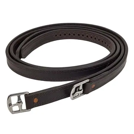 シドヒル(Syd Hill) 乗馬 鐙・鐙革 Syd Hill Polo Cross-Stitch Leather Stirrup