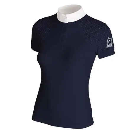 タッティーニ(Tattini) 乗馬 競技用シャツ Woman competition shirt with micro-perforated inserts