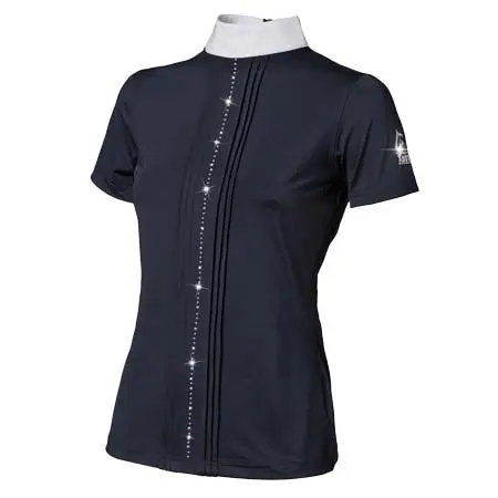 タッティーニ(Tattini) 乗馬 競技用シャツ Tattini lady’s show shirt with rhinestone row