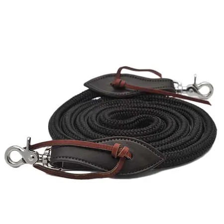 ビットレスブライドル(The Bitless Bridle) 乗馬 手綱 Double-Braid Nylon Rope Reins