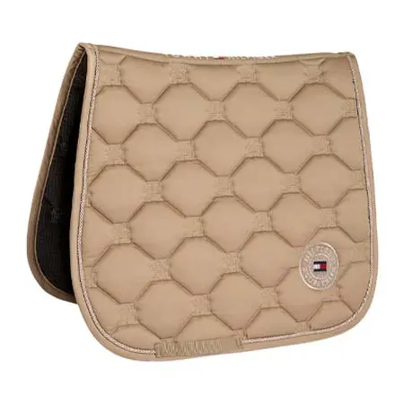 トミーヒルフィガーエクウストリアン(Tommy Hilfiger Equestrian) 乗馬 ゼッケン・パッド Liberty Dressage Saddle Pad TAUPE