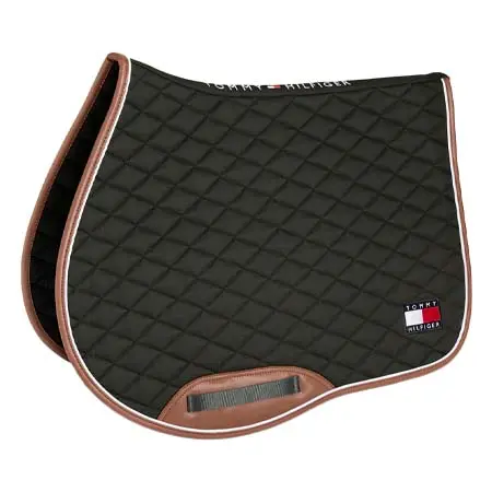 トミーヒルフィガーエクウストリアン(Tommy Hilfiger Equestrian) 乗馬 ゼッケン・パッド Princeton Jumping Saddle Pad PINE