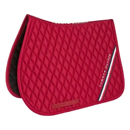 トミーヒルフィガーエクウストリアン(Tommy Hilfiger Equestrian) 乗馬 ゼッケン・パッド Stanford Jumping Saddle Pad REGATTA RED