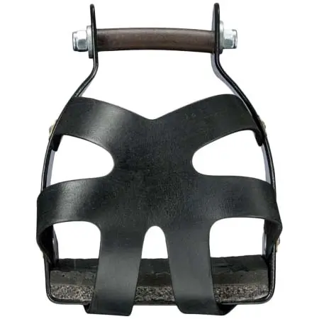 タフワン(Tough1) 乗馬 鐙・鐙革 Tough1 Metal Endurance Stirrups with Leather Guard