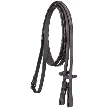 タフワン(Tough1) 乗馬 手綱 X-Long Raised Laced Rein