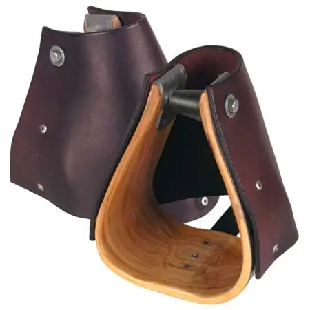 タッカートレイルサドルズ(Tucker Trail Saddles) 乗馬 鐙・鐙革 Oversized Military Hooded ErgoBalance Stirrups