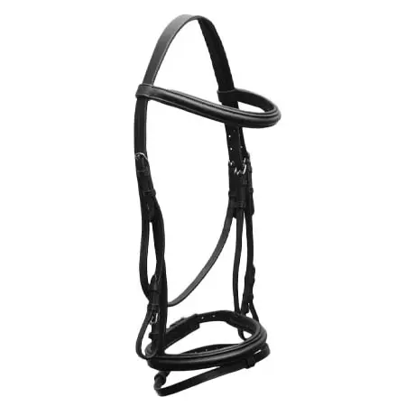 ターフマスターズ(Turfmasters) 乗馬 頭絡 Classic Flash Bridle with Reins