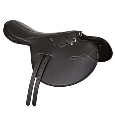 ターフマスターズ(Turfmasters) 乗馬 鞍 Exercise saddle Full Tree – Black