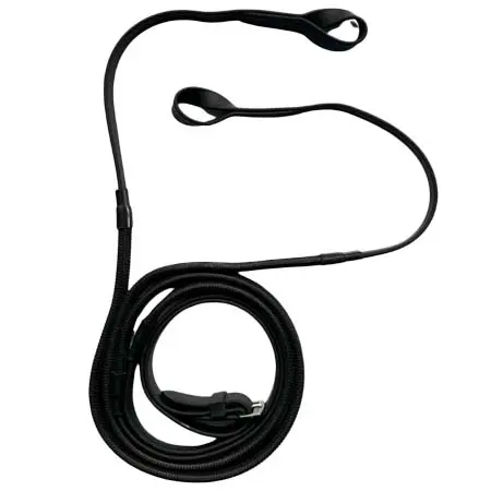 ターフマスターズ(Turfmasters) 乗馬 手綱 Biothane Exercise Loop Reins Black