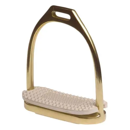 ウンブリアエクイタツィオーネ(Umbria Equitazione) 乗馬 鐙・鐙革 SOLID BRASS STIRRUPS