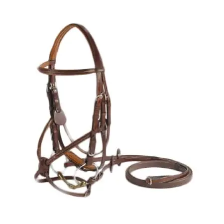 ヴェスプッチ(Vespucci) 乗馬 頭絡 Square Raised Figure 8 Bridle