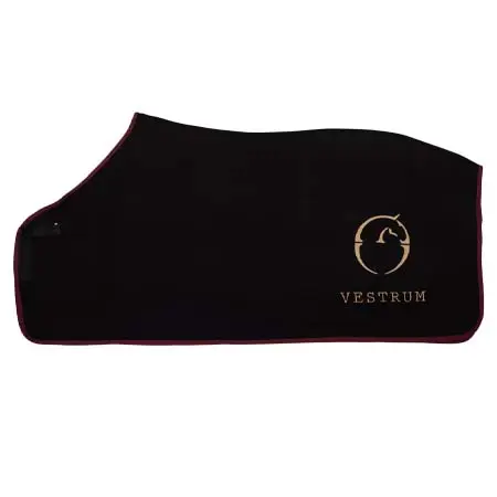 ヴェストラム(VESTRUM) 乗馬 馬着 Vicenza Fleece Rug – Black/Burgundy