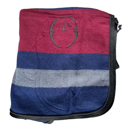ヴェストラム(VESTRUM) 乗馬 馬着 San Martino Wool Rug – Blue Navy/Burgundy