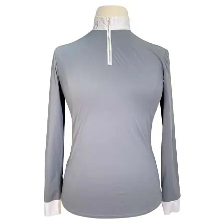 ヴェストラム(VESTRUM) 乗馬 競技用シャツ ‘Mahon’ L/S Competition Shirt in Grey – Women’s XL