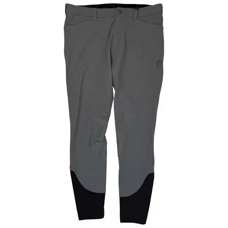 ヴェストラム(VESTRUM) 乗馬 乗馬ズボン ‘Nashville’ Men’s Knee Grip Breech in Medium Grey – Men’s IT 52 (US 38)